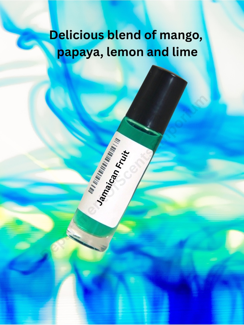 Jamaican Fruit 1/3 Oz Unisex Roll-On Fragrance Oil - Green